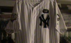 Both jerseys are #2 Jeter, one adult never worn size XL $40.00,&nbsp;and one youth worn once size S $35.00.&nbsp;I will sale both for $60.00