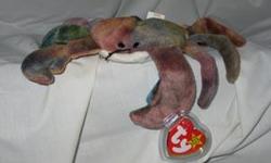 Set of 5
Inky the Octopus, Pinchers the Lobster, Goochy the Jellyfish, Claude the Crab, Goldie the Goldfish
Ty Beanie Babies
Retired
From my personal collection in a non-smoking home.
Great condition with hang tags and plastic heart-shaped protectors.
If