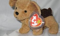 Tuffy the Terrier
Ty Beanie Baby
Retired
From my personal collection in a non-smoking home.
Great condition with hang tag and plastic heart-shaped protector.
If you are interested and not in the immediate area, this adorable Ty Beanie Baby can be