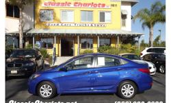 Used 2013 Hyundai Accent GLS prior rental for sale in San Diego. If you're looking for a stylish sedan then check out this 2013 used Hyundai Accent GLS featuring mp3 compatible AM/FM/CD stereo with auxiliary audio jack and USB inputs, power locks, windows