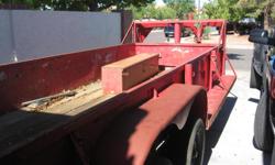 1999 SPCNS 18ft. HEAVY DUTY tandem axle, gooseneck utility trailer.
18ft bed with 2ft heavy steel sides
Heavy wood decking
Like new electric brakes on front axle
High tread trailer tires, incl. spare
10,000 GVWR
Will include a large metal tool/storage