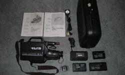 LXI CAMERA. NEED BATTERY CHARGER repair.
INCLUDED CARRING CASE, INSTRUCTIONS.