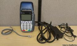 Free Terminal with Merchant Service account Signing!!!
This is a brand new Verifone Credit Card Terminal. The Vx570 has a Dual Com feature so it supports connection through IP as well as through a normal phone line. This Credit Card terminal is PCI PED