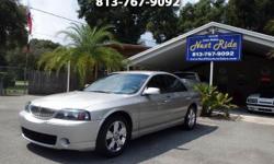 MORE PICS WWW.NEXTRIDEAUTOSALES.COM
VERY NICE NO ACCIDENT 2006 LINCOLN LS SPORT, SILVER WITH TAN PERFERATED LEATHER, 3.9L DOHC V8 WITH DUAL EXHAUST HAS ONLY 88,974 MILES. GETS 23 MPG. BRAND NEW 235/50/17 TIRES, ALIGNMENT AND JUST TUNED UP ~NEW MOTORCRAFT