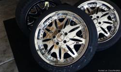 Hello ,
I Have A Set Of 4 Zenetti's Chrome Rims .
The Rims Are In Great Condition .
I Am Only Asking $ 500 For Rims & Tires .
702-306-8093
Thanks