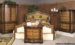 BRAND NEW VICTORIAN BED ROOM SET INCLUDES
QUEEN BED, 2 NIGHT STANDS AND DRESSER
THIS SET IS BEING LIQUIDATED OUT
IT SALES FOR $9584.00
$1800.00
