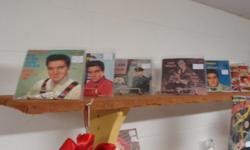 Come see our selection of vintage Elvis, Fats Domino, Nat King Cole, Connie Francis & more: See at the Drive-In Antiques Mall @ 2905 N Oakland Decatur, Il Mon thru Fri. 10-6 Sat 10-5. 318 473-4494 Booth 1026 downstairs.
