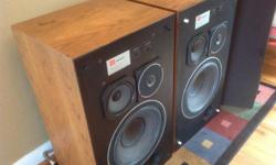 Vintage JBL 36 Speakers. Rubber Sub-Woofer Recently Replaced.