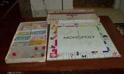 This is a vintage monopoly game in original box