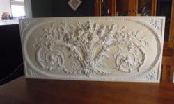 Foam-injected piece, ideal for hanging above a fireplace, bedroom, office, etc....
Originally made by Ballard Designs ($ 250), this piece measures 53" by 24". Double back mounts make this ready to hang.
$50; OBO (neg.), cash only, please. Buyer assumes