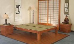 New Platform bed frames, full, queen, king sizes in three finishes - $99.00, matching nightstands, $39.00, Japanese shoji doors, coffee tables, goza floor mats, tatami mats, Yoga mats, bolsters and more! Saturday April 9th 9AM to 1 PM. 3250 Oakland Street