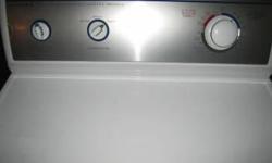 Admiral Washer and Gas Dryer with hoses and lines included. (Gas & Water). Excellent working condition. Mom moved into a house with electric and not gas. Approximately 2 years old. Will deliver within reason.
White.
