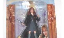 New Sealed Mint on AFA Collector Grade Ready Card - SoldOut Very Rare Retired Limited Edition Collectible
Original WB J.K. Rowling Harry Potter Collection 2002 Mattel Toys Chamber of Secrets HERMIONE GRANGER #B1511 action figure. Dressed in Hogwarts