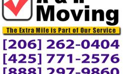 ?????? PROFESSIONAL MOVERS ??????
A & R MOVING
?The Extra Mile is Part of Our Service?
We are a locally owned company providing personalized service to customers throughout Washington since 1995. We have the expertise to handle all of your moving needs: