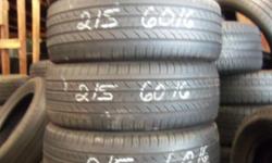 WE HAVE A SET OF USED MICHELIN TIRES 215-60-16 WITH 60% TREAD FOR $160... COME BY OR GIVE US A CALL AT 817-462-1016&nbsp;
***Get a free alignment check with the purchase of new/used tires****
Keywords: tire tires wheel wheels 13 14 15 16 17 18 19 20 22 24