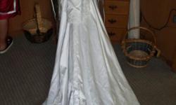 For Sale: White wedding Dress, Shoes and Garter. Paid $800.00 will Sell for $150.00 (276)608-7981
