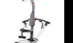 Comparable to bowflex. Capable of 65 different exercises. Used less than 10 times. Have other exercise methods and no longer need it. Need the space. Machine is unassembled and all parts are packaged. Will assist in assembly and delivery to buyer within