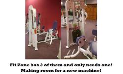 Excellent like-new condition. &nbsp;Paid $3,000+ for it. &nbsp;Maintained well. &nbsp;Hoist Inner and Outer Thigh Machine. &nbsp;Great for schools, clubs, gyms, home, warehouse centers, college fitness rooms, etc. &nbsp;We have 2 and only need 1.