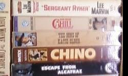 FOR SALE 75 WESTERN DVDS FOR $6.00 EACH AND 75 WESTERN VHS FOR $4.50 EACH IF INTERESTED CALL ANYTIME DAY OR NIGHT AT AND &nbsp;
