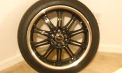 ALLOY 17" WHEELS RIMS, BLACK WITH CROME LIPE
5 LOTS UNIVERSAL
CALL (239) 258-7366
