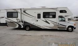 With only 8K on the ODO this great Chateau motor home is just getting broke in! You can pull a big tow behind thanks to the 6 speed transmission and receiver hitch! You will feel right at home no matter where your travels take you with a full bath and a