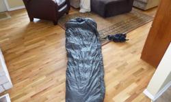 Well maintained (and properly stored) lady's backpacking mummy style sleeping bag w/storage bag and stuff sack.&nbsp; This bag is in great shape and a great deal @$50.