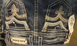 Womens Rock Revival boot cut jeans. Size 28, never worn, and tags attached.