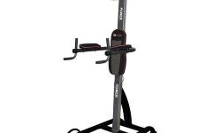 FITNESS GEAR DELUXE POWER TOWER MULTIPLE WORKOUT STATION, FOR PUSH UPS, PULL UPS, CHIN UPS, TRICEP DIPS, VERTICAL KNEE RAISES AND MORE. EXCELLENT CONDITION.
