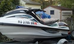 Summer is right around the corner MUST SELL this 3 seater Yamaha WaveRunner with less then 20 hours with trailer. This jet ski is in excellent condition practically brand new!! It is a must see!! I will be giving with the jet ski a brand new tube, ski