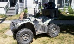 2006 YAHAMA KODIAK 400 4 WHEELER 4X4 COMES WITH 4'x6' UTILITY - GREAT FOR HAULING 4 WHEELER. ALSO HAVE 2 ADULT XL FULL FACE HELMETS, 1 PINK, 1 BLACK. $ 3,100.00 OR RESONABLE OFFER - MOTIVATED SELLER