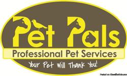 Pet Pals LLC is the premier locally owned and operated pet services company proudly serving Sioux Falls and the surrounding area. Fully insured and bonded, our services are dedicated to the happiness and welfare of your pets.
In home pet sitting, Pet