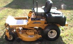 18 horse zero turn riding lawn mower. $3500.00 new. Runs great new deck bearings and blades replaced thispast spring.