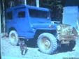 1948 Willyts Jeep with 55 Chev V-8 engine newly rebuilt