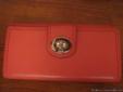 Coach purse and wallet, coral (reduced asking price!)