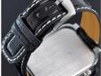 luxury style leather wrist watch
