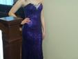 Purple Sequin Prom Dress!