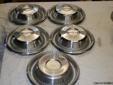 Set of five 1966 Chevy Caprice Hubcaps